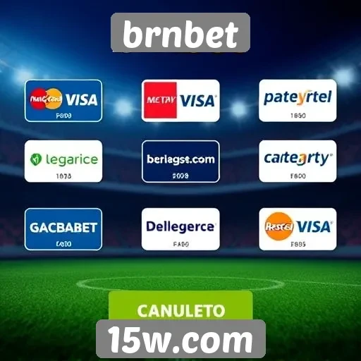 Opções de pagamento disponíveis na brnbet